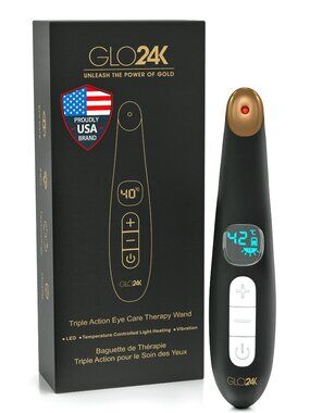 GLO24K Triple Action Eye Care Therapy Wand New in Box